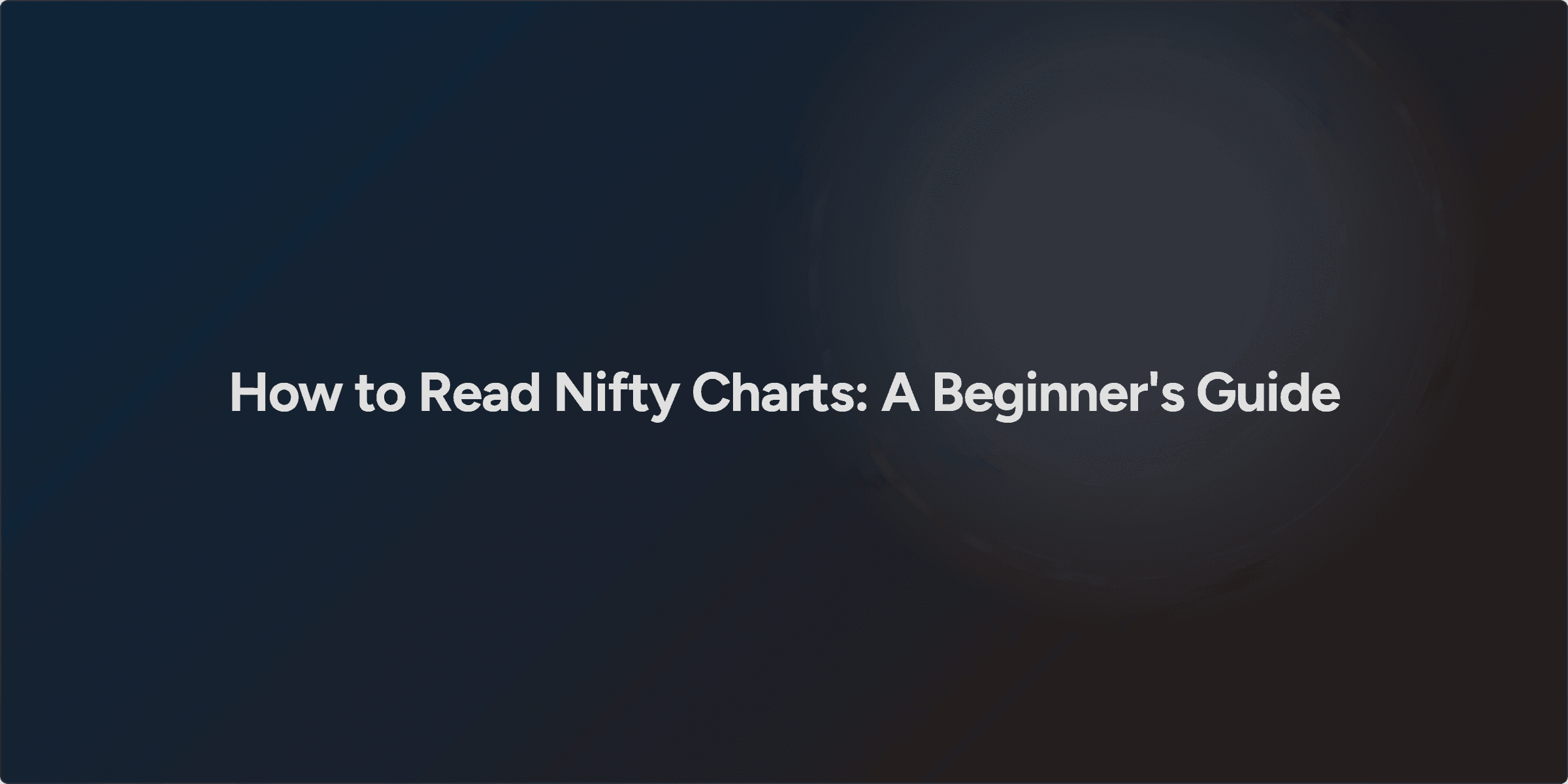 How to Read Nifty Charts: A Beginner's Guide